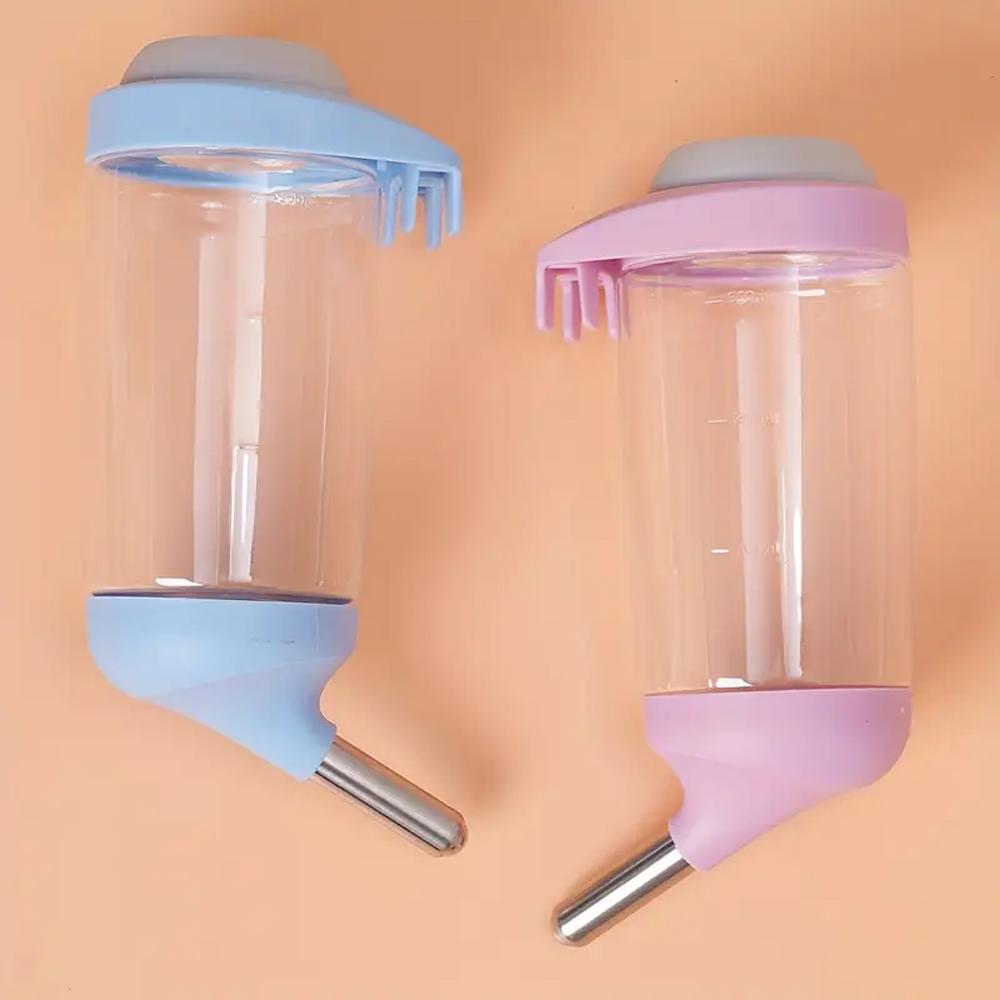 1 Stück 350/500ML Hängende Wasserflasche Haustier-Tränke Auslaufsicher für Kleintiere Haustiere Hamster Kaninchen Hund Meerschweinchen Futterspender Spender