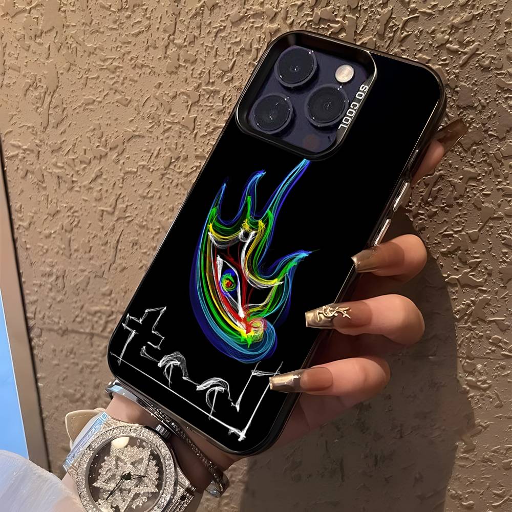 Ferramenta T para Pulseira Schism Para iPhone 17,16,15,14,13,12,11,Mini,Pro,E,SE4,XS,MAX Capa Preta à Prova de Choque Doce Fosca