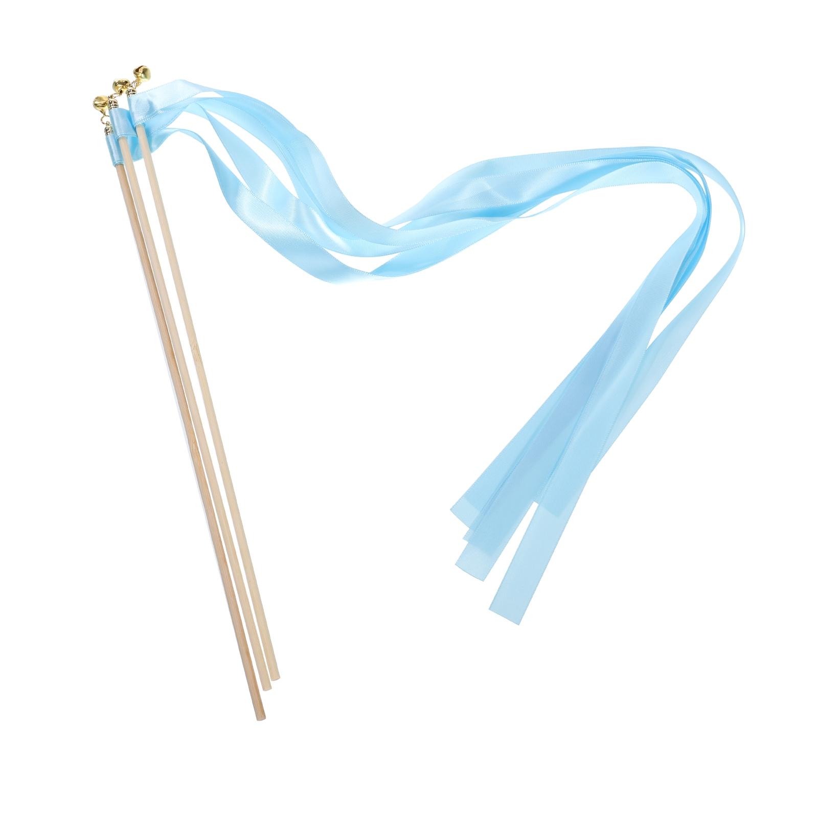 

20 шт. Свадебные ленты-стримеры на палочках для празднования свадебной вечеринки небесно-голубой