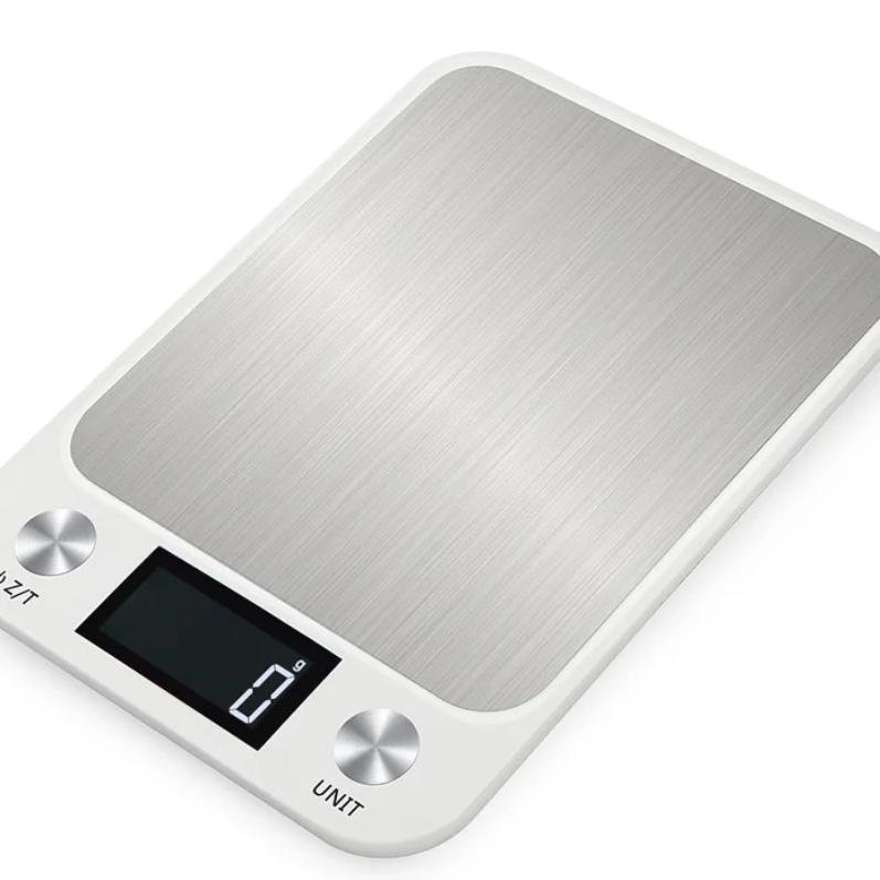 15kg/1g Kitchen Scale Food Scale Stainless Steel Kitchen Scale Waterproof Scale Digital Food Baking Milk Vegetable Weight Scales