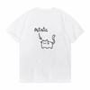 Fashion Naughty Black Cat T-shirt Women Lovely Print Graphic Tee Casual Short Sleeve O-neck Women's Y2k Sale Tops Free Shipping