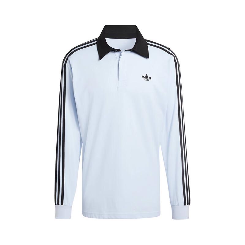 Adidas Originals Men s 3-Stripes Long Sleeve Polo Shirt KE2445 XL