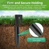 Plastic Garden Stakes for Lawn Edging Cable Fastening Durable Landscape Pins for Boundary Marking and Wire Securing with Sharp Point Design