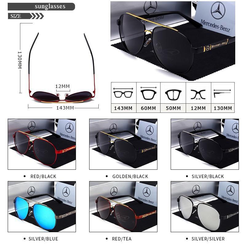 Mercedes Benz A B C E V R S Class ML SL GLA GLB GLC GLK GLS SLK Vito Автомобільні Чоловічі та Жіночі Поляризовані Сонцезахисні Окуляри Антиблікові Окуляри
