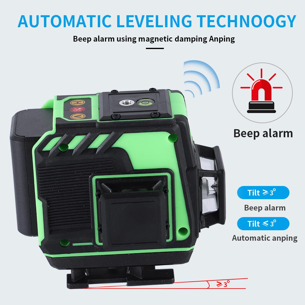 Level Meter Auto Leveling Measure Tool Rotary Leveler Construction Outdoor Indoor Leveling Tool