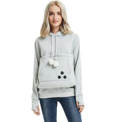 Women's Autumn and Winter Long Sleeve Loose Plus Size Hooded Sweater