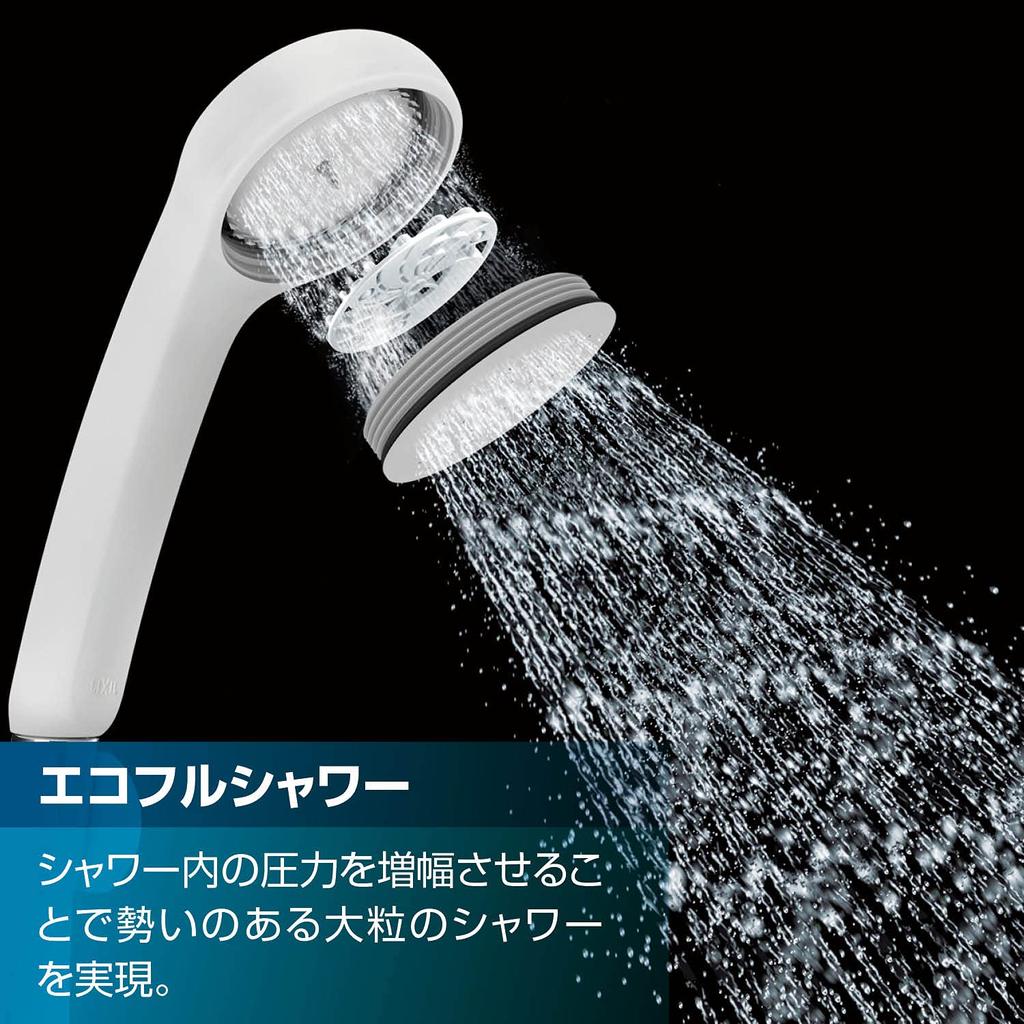LIXIL Bathroom Faucet with Eco Full Cold Shower Bath Mixer INAX Thermostat, RBF-912N (Plated Handle, Shower) [For Climates], Faucet, Faucet,