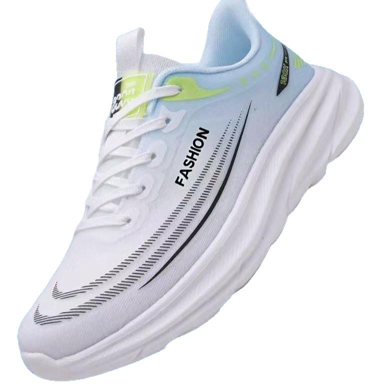 New Gradual Change Men's Shoes Summer Mesh Soft Sole Comfortable Breathable Lightweight Running Shoes Fashion Sports Shoes