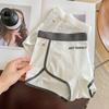 Women's Plus Size 200 Jin Antibacterial Cotton Safety Boxer Briefs - Breathable Mid-Waist Cold Color