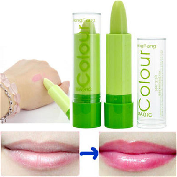 

Женщины Леди Водонепроницаемый фруктовый запах Magic Changable Color Lipstick Lip Cream