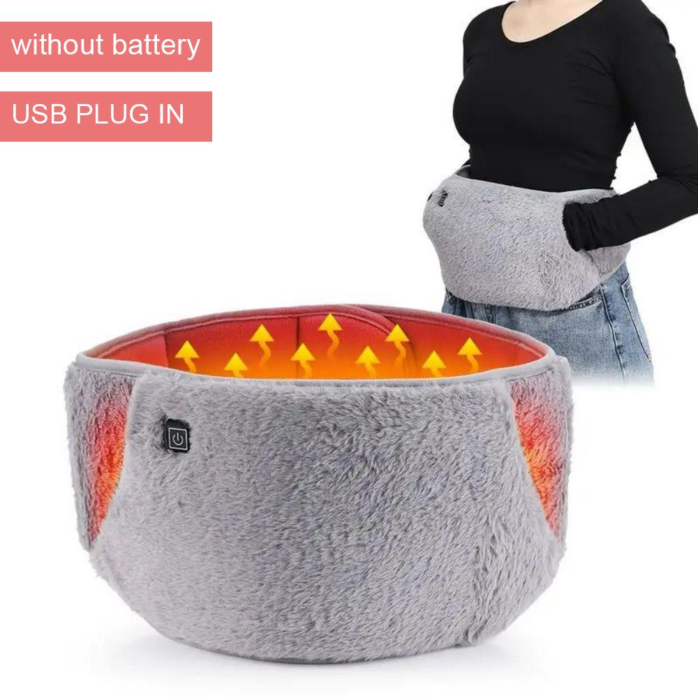 Portable Heating Pad Cordless Heating Pad for Belly Relax Electric Fast Heating Belly Wrap Belt with 3 Heat Levels Abdominal