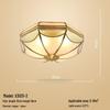 Retro-Modern American Copper Ceiling Light for Bedroom, Living Room, or Dining Room