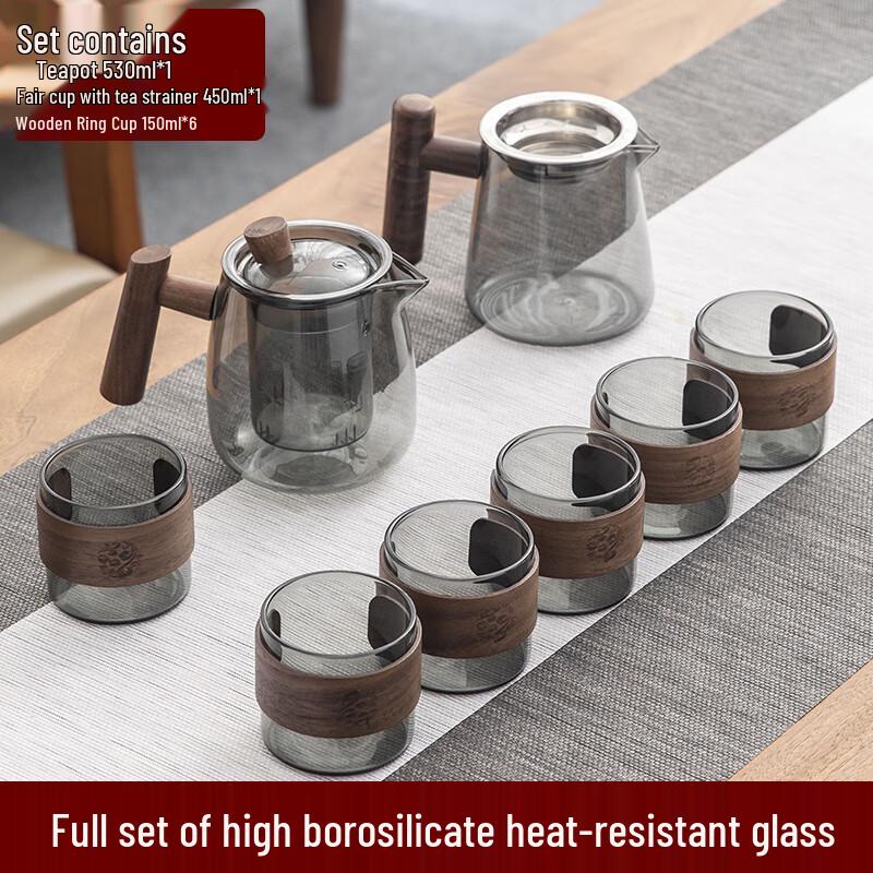 

Naijiang Heat-Resistant Glass Kung Fu Tea Set