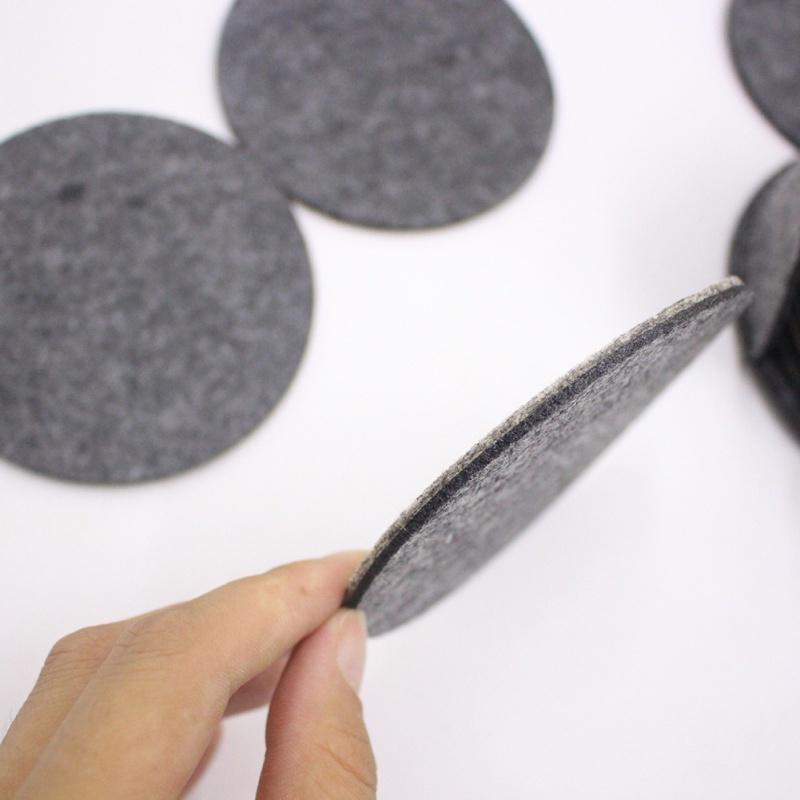 10-teiliges Filz-Schutzpad, Tasse, Anti-Reibungs-Pad, Trennpad, Filz-Set, Pad, Küchenutensilien, nützlich