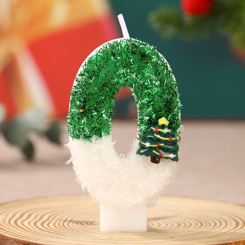 Handmade Christmas Tree Number Candles: Festive DIY Ornaments