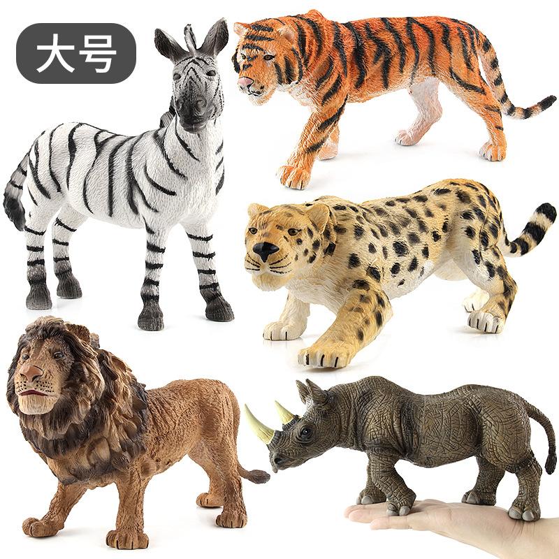 

English Details Animal Paradise Wildlife Figure Model Toy Plastic Forest Animal Ornament Doll