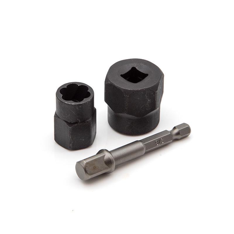 Rusty Screw & Bolt Extractor Sleeve: Anti-Slip, Anti-Spiral, Anti-Tooth Design for Damaged Nuts and Tires