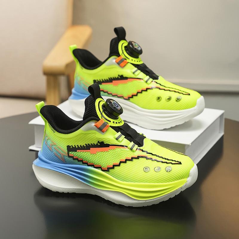 Kids Running Shoes Breathable Lightweight Non Slip Casual Sneakers Boys Girls