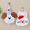 Cartoon Absorbent Hand Towel Double Layer Hanging Handkerchief Towels Thickened Quick Dry Bathroom Towels Home Use