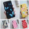 For Xiaomi POCO M5 Case Fashion Cover Silicone Soft TPU Back Phone Protector Shell For Xiaomi POCO M5 4G Butterfly Bags Fundas