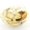 CHANEL Matelasse Earring vintage Plated Gold/Rhinestone 24g Women Used