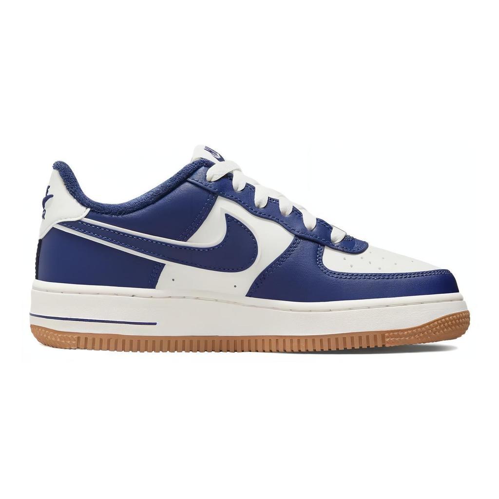 Nike Air Force 1 LV8 3 GS College Pack - Midnight Navy Kinder Sneakers Blue Sail Gum-Medium-Brown DQ5972-101