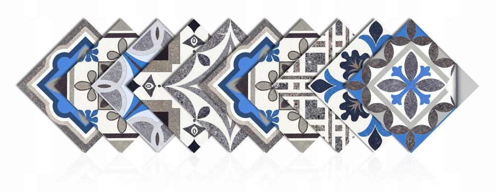 Self-adhesive PVC Patchwork Panel Tiles Set of 10 Pieces Wallpaper 20X20Cm Zm-06-039