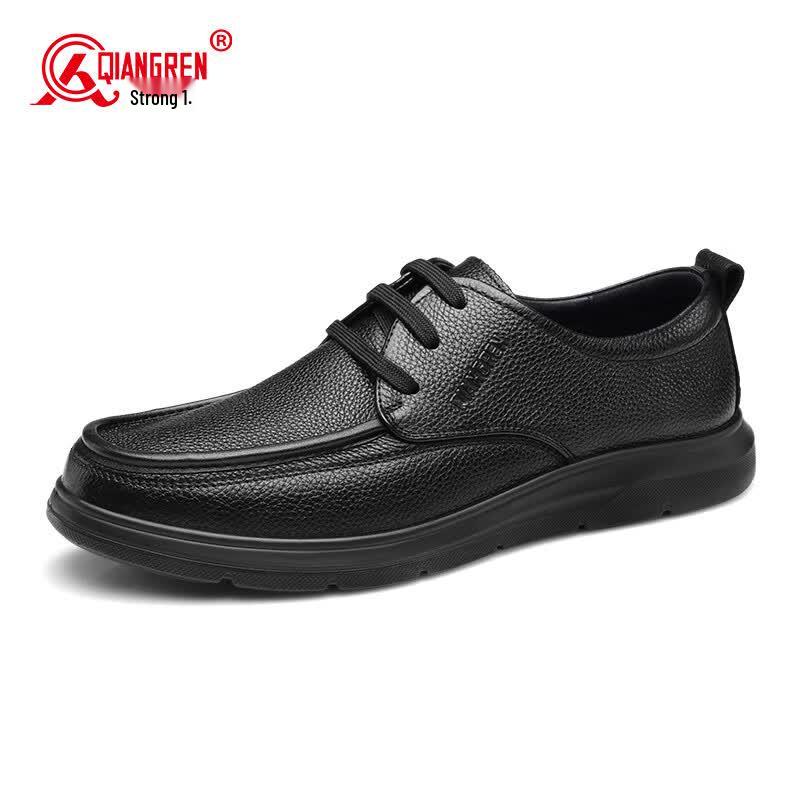 Qiangren Jihua 3515 Men s Genuine Leather Business Driving Shoes 46