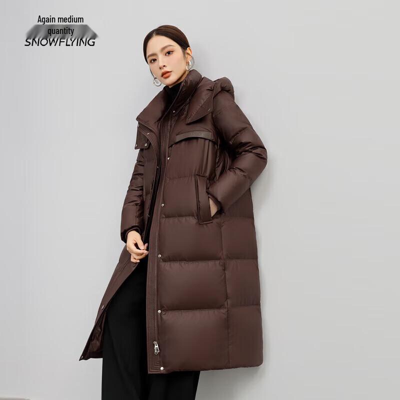 

Женский пуховик средней длины Xuezhongfei с капюшоном M