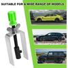 Steering Wheel Lock Plate Remover, Lock Plate Compressor Puller Tool Featuring Reversible Adapter, Essential Taller Removal Tool for Most Vehicles
