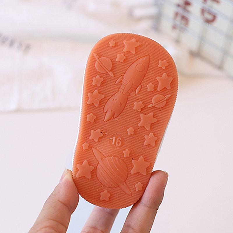 Walking Shoes for Spring/Autumn Beginners, Baby Shoes 0-1-2 Years Old, Infant Soft-Soled Princess Squeaky Shoes.