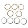 Clutch Kit Iron Friction Plates Fit for Kawasaki KLX125 Suzuki GN125 GSX-R150