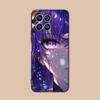 Game GI Raiden Shogun Matte TPU Mobile Phone Case for Honor 90 80 70 60 50 30 20 10 9 8 7 Pro S SE Lite 5G Printing Cover