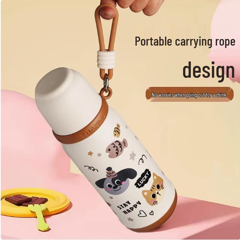 Duopin 316 Stainless Steel Dual-Drink Insulated Water Bottle