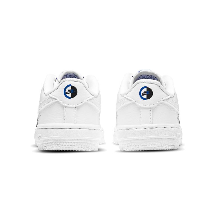 Nike Air Force 1 Lv8 Non-Slip Durable Low-Top Skate Shoes Baby Sneakers White CT4400-100