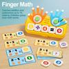 Finger Counting Math Toy with Number Blocks, Math Manipulatives for Kids 3-5, Educational Toys School Supplies, Birthday Gifts for Boys Girls