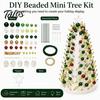 Crafting Kit for Beginners DIY Beaded Christmas Tree Kit, Handmade PVC Glitter Craft Gift Set, Easy To Assemble Art Kids And Adults Set