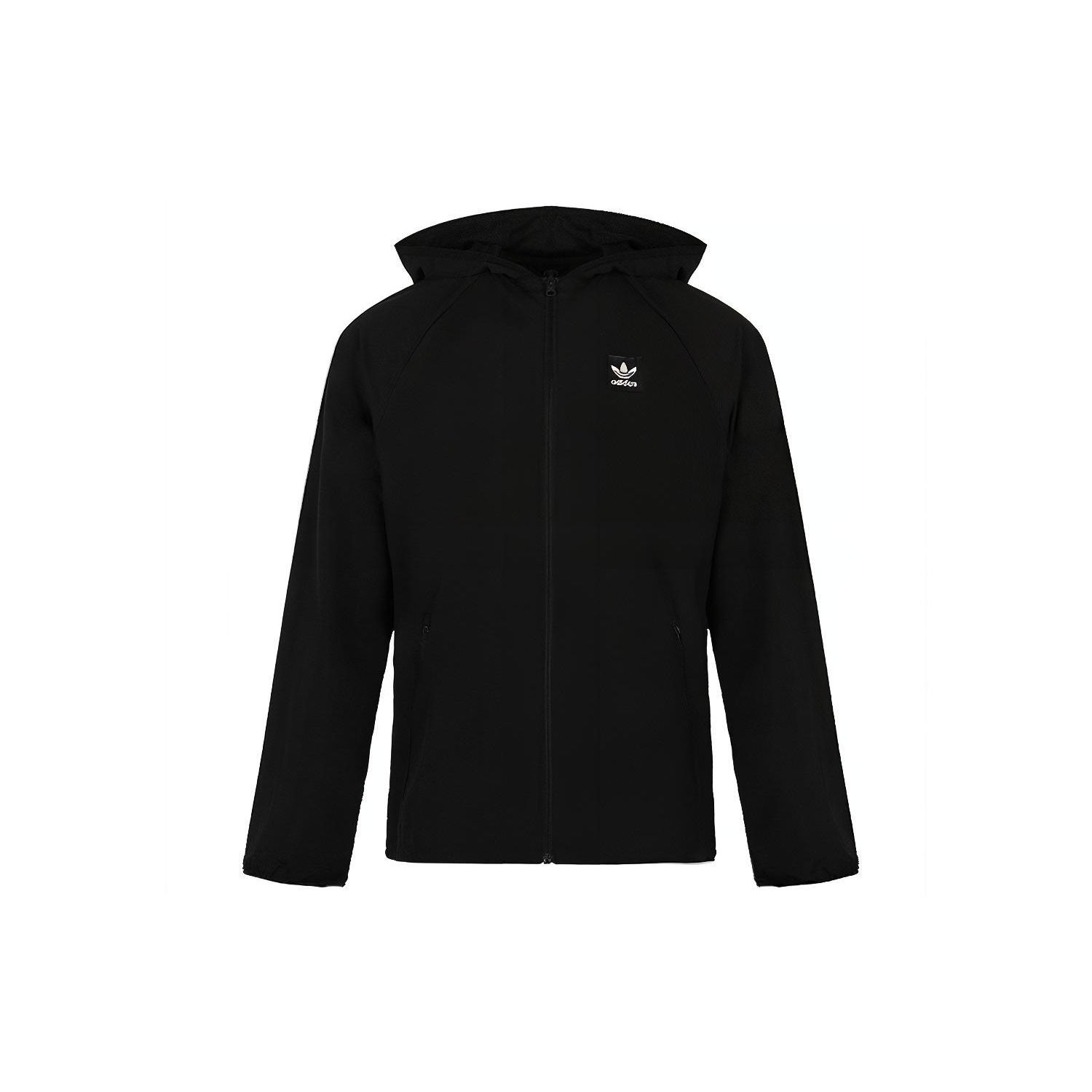 

Adidas Originals Trefoil Sports Hooded Casual Jacket Men Jacket Black DU8322 XS