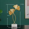 Gold Metal Leaf Wall Decor Wall Ornaments for Bedroom Hanging Parts Hotel Wall Decoration