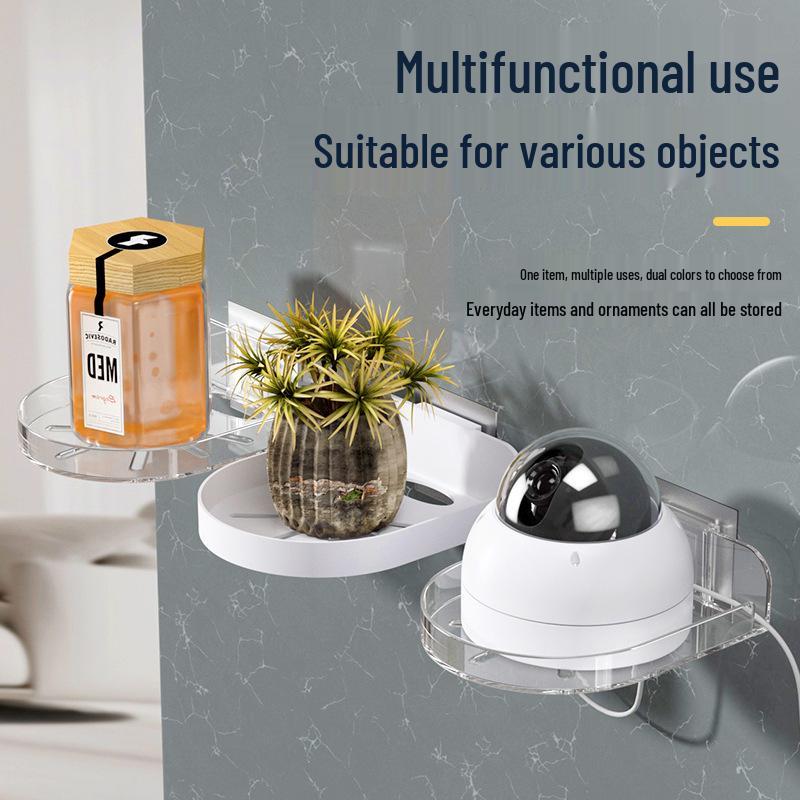 Punch-Free Universal Wall-Mounted Camera Bracket for Home Monitoring