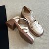 Breathable Hollow Bag Head Sandals Women's 2025 Summer New Comfortable Soft Sole High Heel Roman Sandals