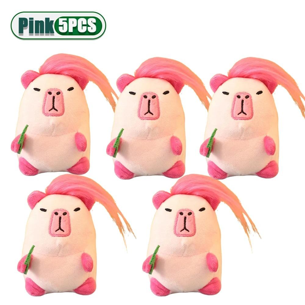 1-20PCS Kawaii Keychain Plush Pendant Explosive Kapybara Plush Pendant Keychain Toys Bag Pendant Doll Car Decoration Doll
