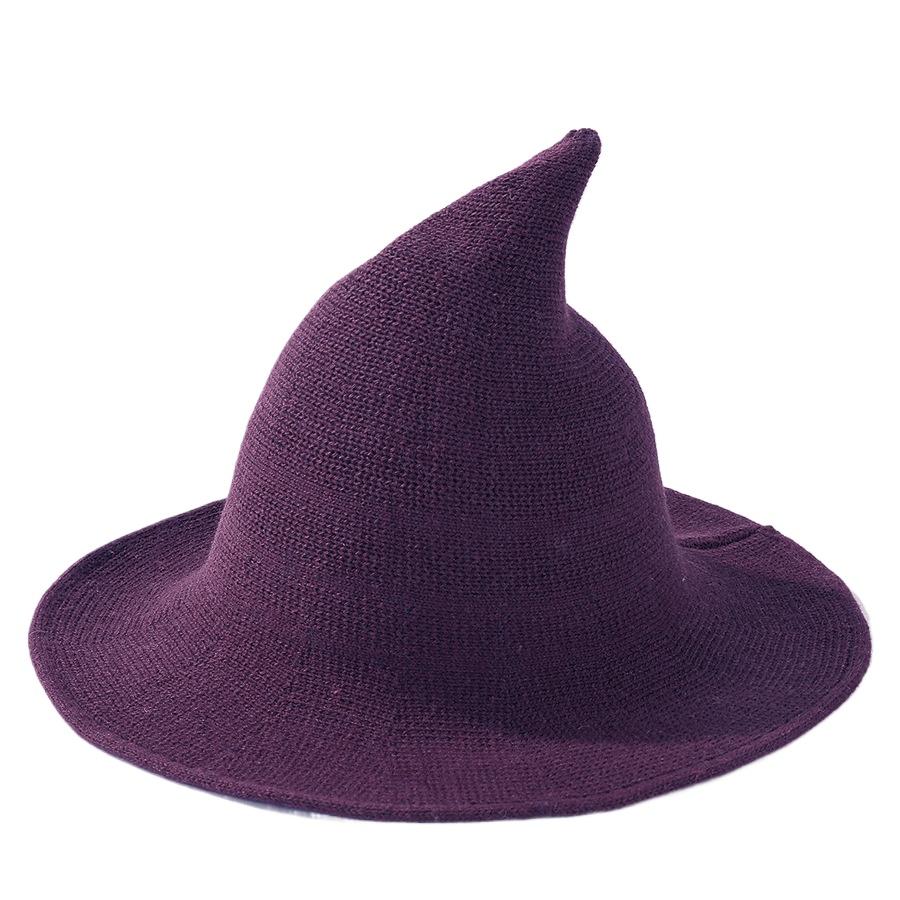 

Женские шляпы Кепки на Хэллоуин Шляпа ведьмы Шляпа мага Шляпа ведьмы Шерстяная шляпа волшебника