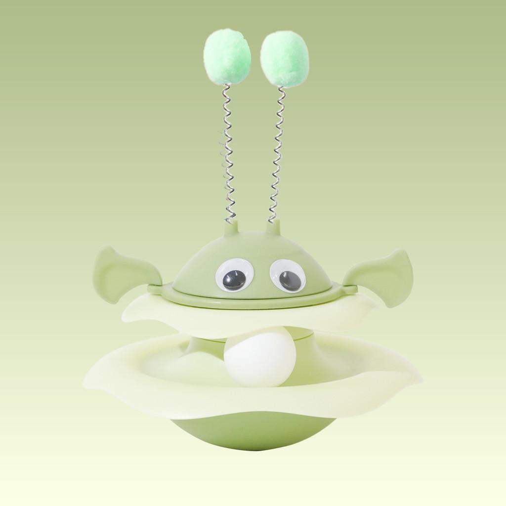 Cat Toy Set With Inflatable Bee Wobbler And Play Wheel For Interactive Play And Gift