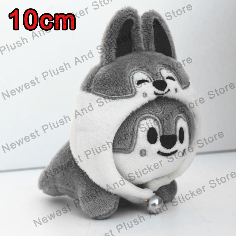 45-50cm Plush Keychain Toy Wolfchan Keychain Kawaii Cartoon Stuffed Animal Plushie Doll Large Sleeping Pillow Gift