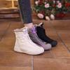 Snow Boots with Thick Soles, New Style, Filled with Insulation, High-top Boots, Women's Cotton Shoes