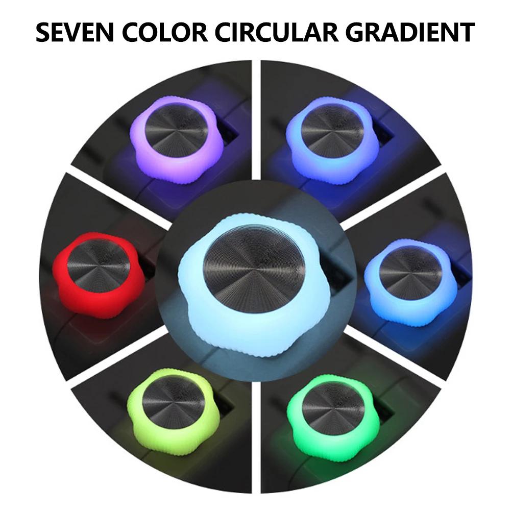 Car LED Lights 7 Colors Wireless Light for Car Plug and Play Flower Lamp for Automotive Interior Floor Dashboard Door Vehicle