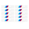 SJT88-66 Car Interior Sticker Creative Emblem Badge Sticker Waterproof For BMW M X1 X3 X5 X6 E90 E70 F30 F10 F20 E87 E60 E39 bzdn55