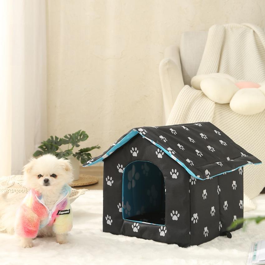 Universal Outdoor Waterproof Cat Nest in All Seasons Breathable Removable and Washable Pet Nest and Warm Dog Nest in Winter