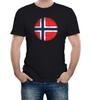 Herren Norwegen Fußball Fan T-Shirt Herren Damen T-Shirts Oberteil Weltmeisterschaft Europameisterschaft Copa America Land